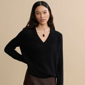 NWT Jenni Kayne Flynn Cashmere Sweater in Black - Size XS